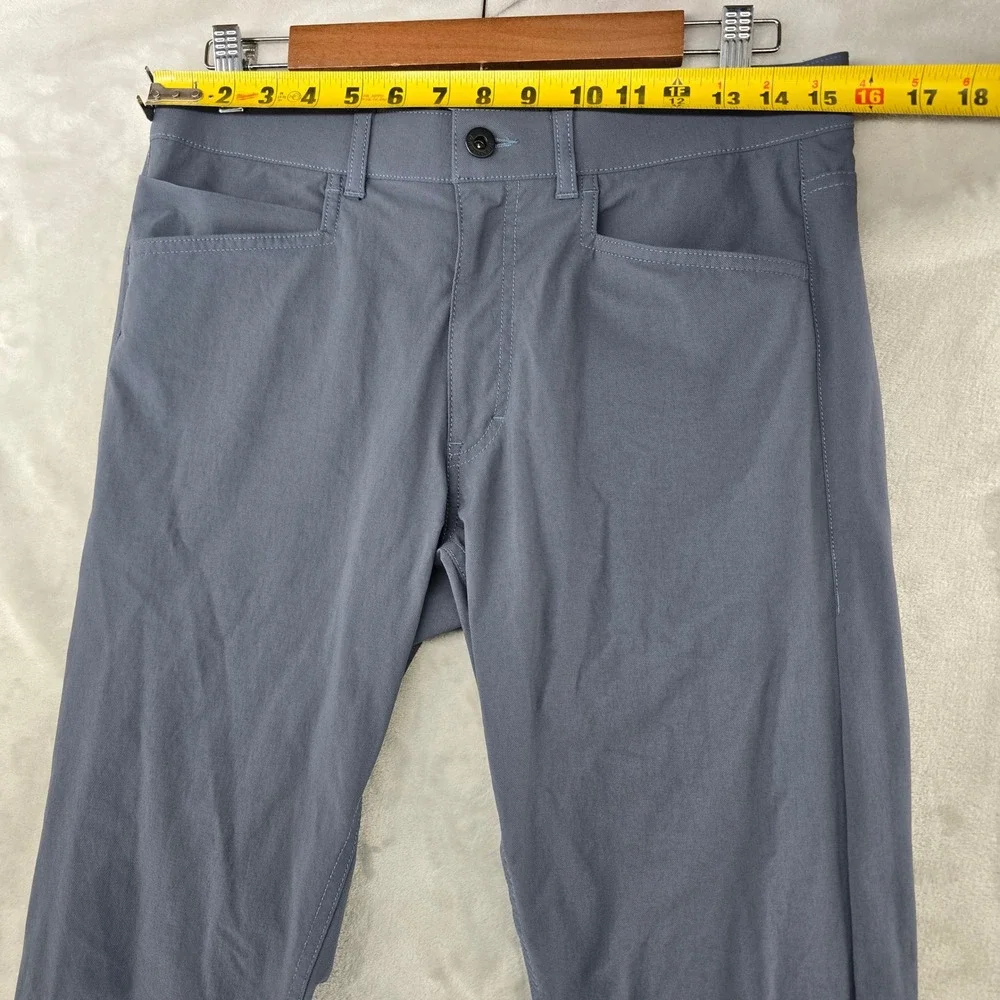 Western Rise Evolution Pant Mens 31x30 Grey Slim Fit 4-Way Stretch Tech‎ Chino